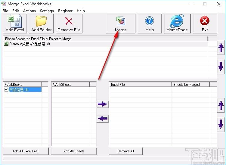 Merge Excel Workbooks下载,Excel合并软件,Excel合并
