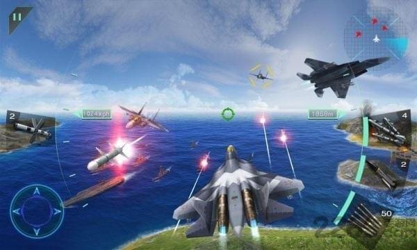 空中决战3d无限金币版下载,空中决战3d,射击手游,空战手游